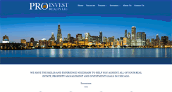 Desktop Screenshot of proinvestrealtyllc.com